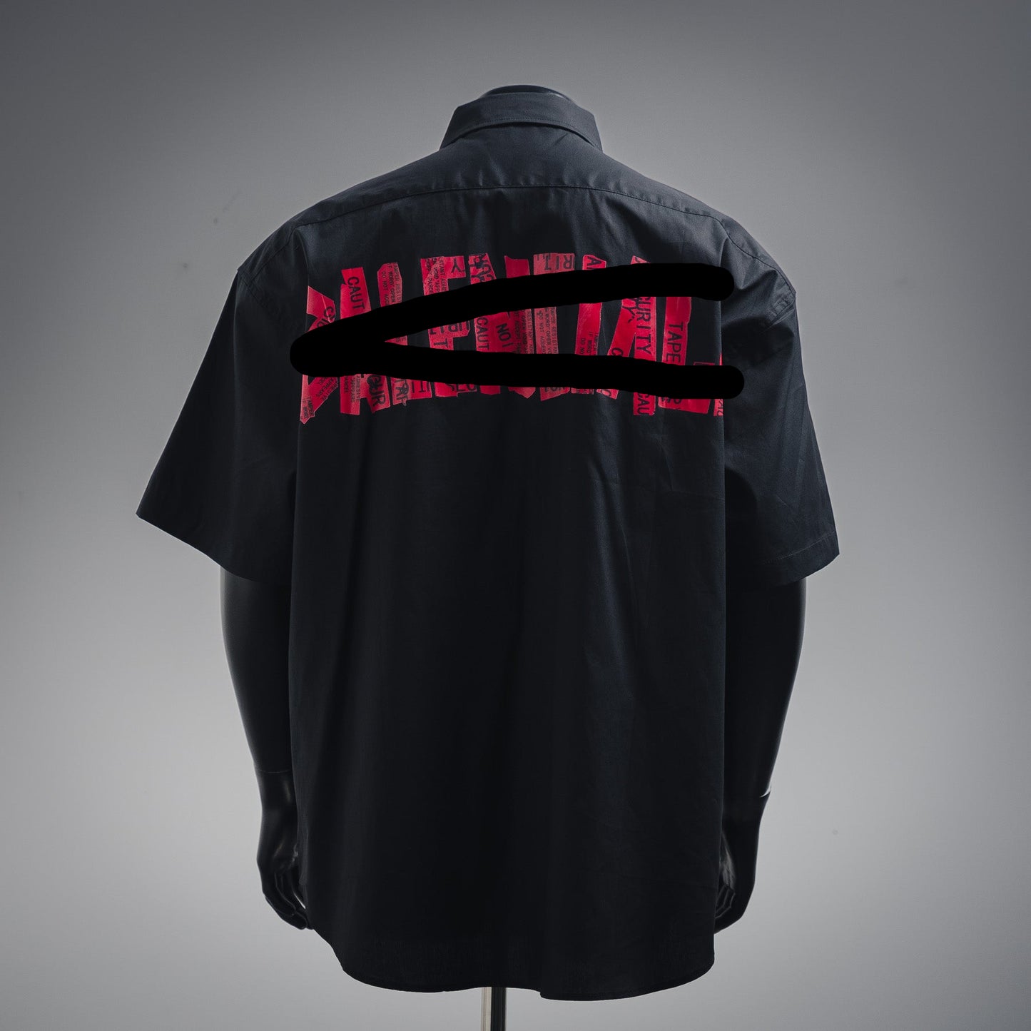 B L N Red Text Polo