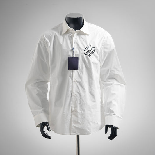 L White Button Up